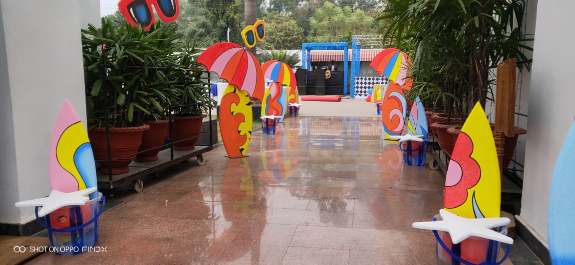  Pool Party Welcome Board